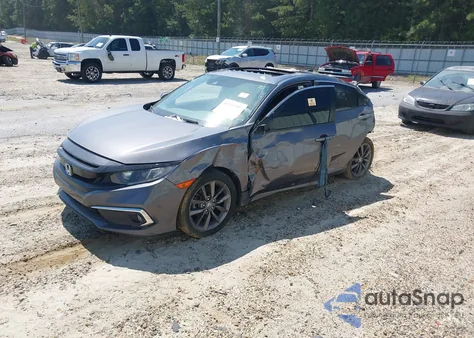 2020 Honda Civic Ex-L z USA, uszkodzony, nr VIN 19XFC1F7XLE203677